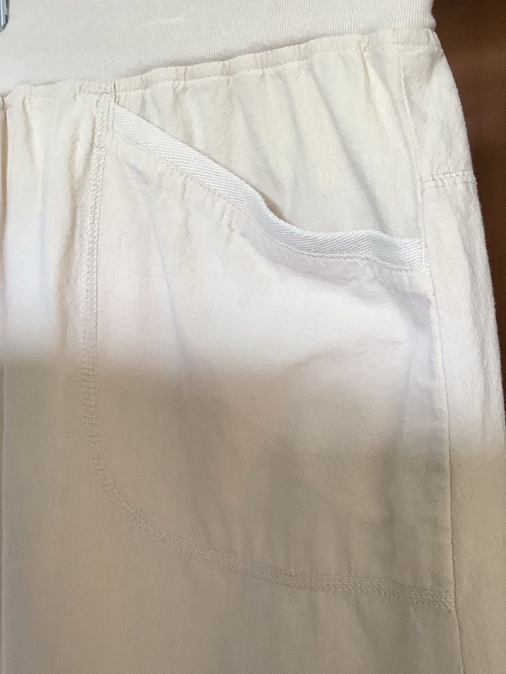 Y2K Cotton Ginny Plus Size Light Beige 100% Cotton Maxi Skirt Size 2X-3X - Picture 3 of 14